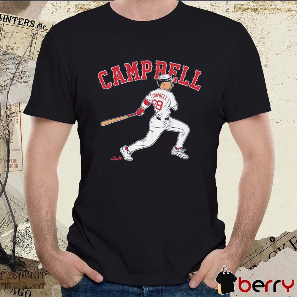 Kristian Campbell Slugger Swing Boston Red Sox Baseball MLB 2025 Graphic t-shirt