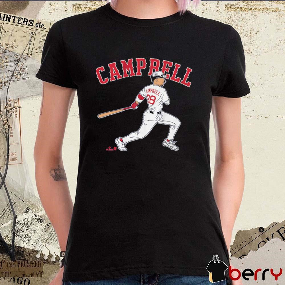Kristian Campbell Slugger Swing Boston Red Sox Baseball MLB 2025 Graphic t-shirt