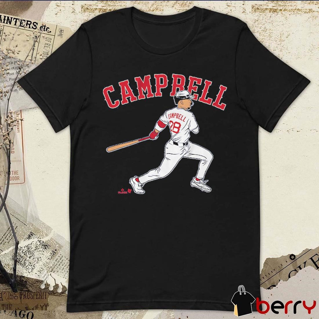 Kristian Campbell Slugger Swing Boston Red Sox Baseball MLB 2025 Graphic t-shirt