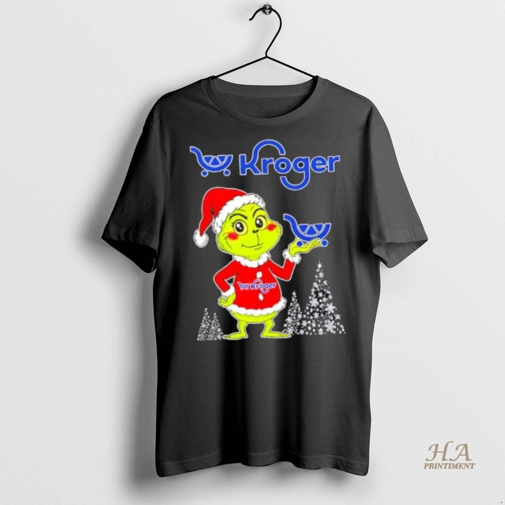 Official Kroger And Grinchmas Christmas Tree Shirt