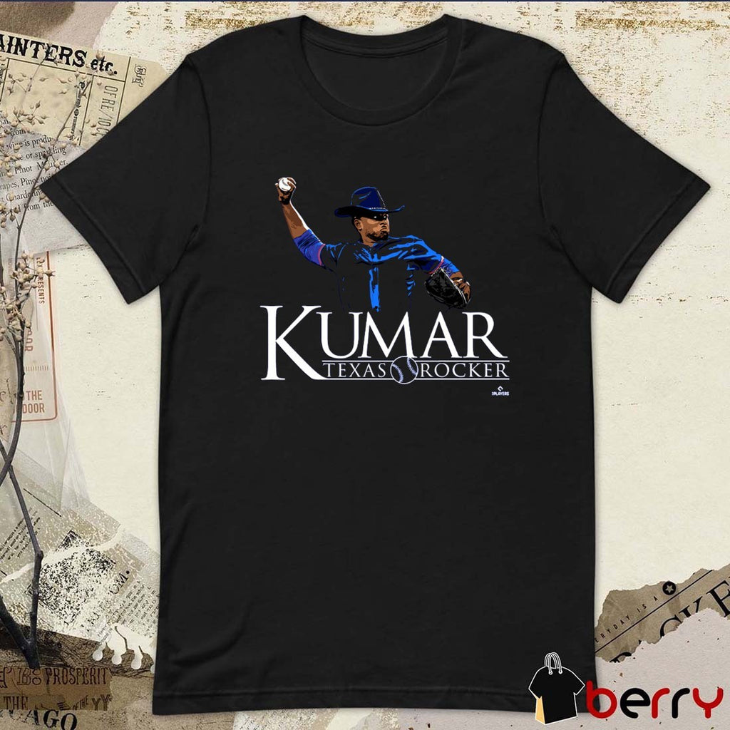 Kumar Texas Rocker Texas Rangers Baseball MLBPA 2025 t-shirt