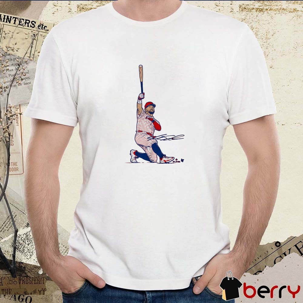Kyle Schwarber Swing-Off Superstar Pose Philadelphia Phillies MLB Signature t-shirt