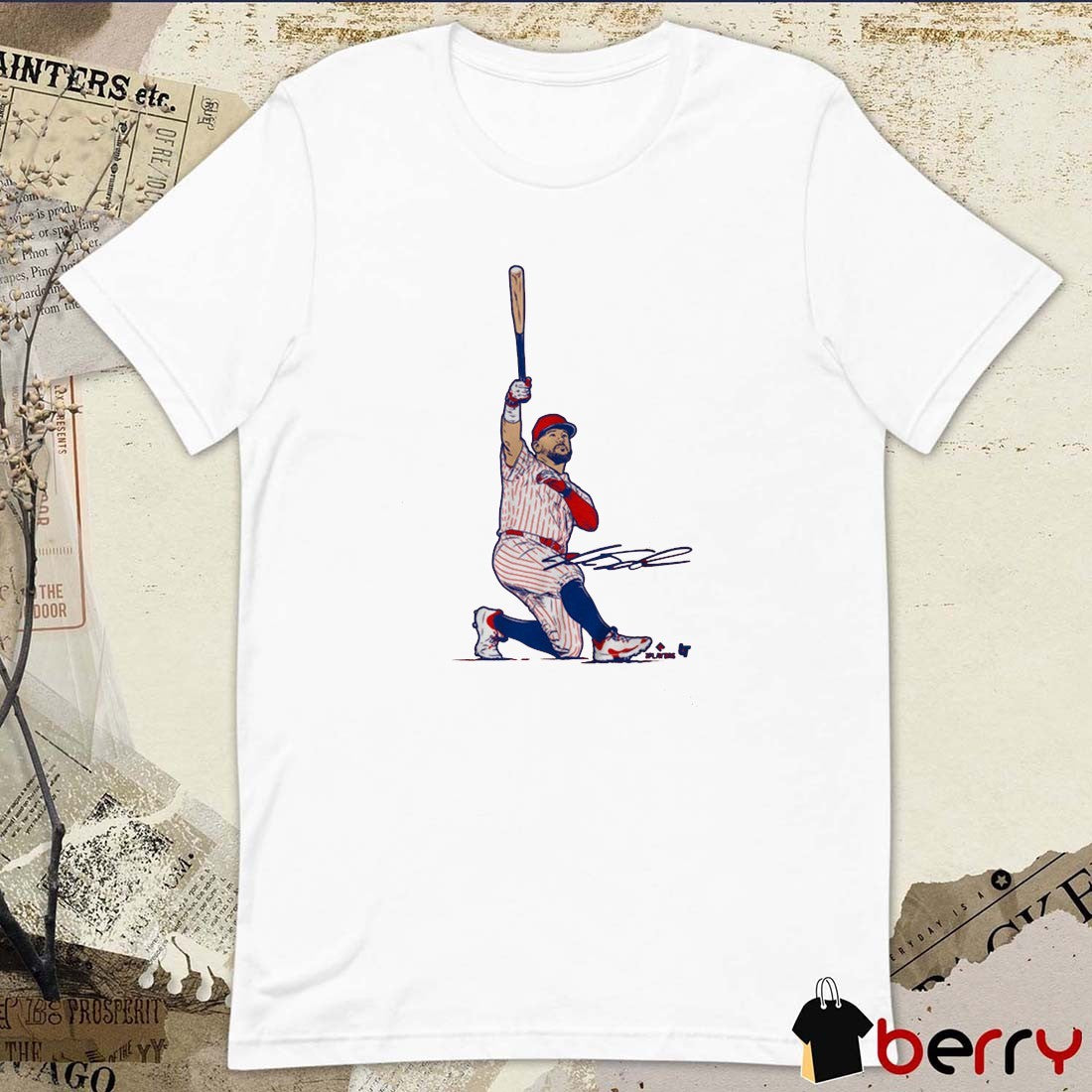 Kyle Schwarber Swing-Off Superstar Pose Philadelphia Phillies MLB Signature t-shirt