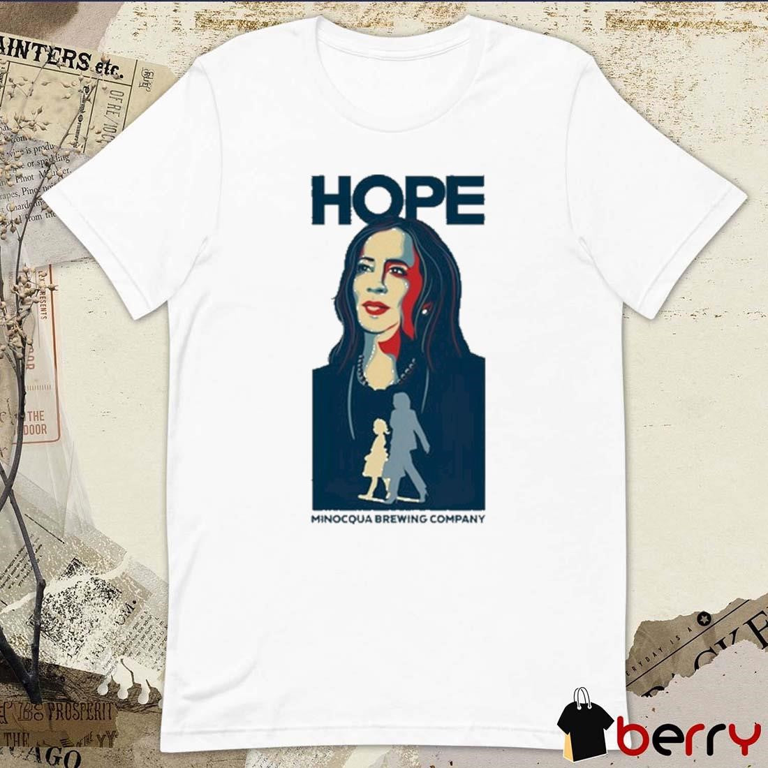 Laura Loomer Hope Kamala Harris Minocqua Brewing Company Retro t-shirt