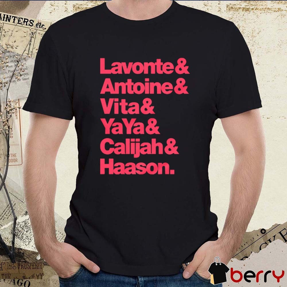 Lavonte, Antoine, Vita, YaYa, Calijah, and Haason Football Players Defensive Core Loose Cannons 2025 t-shirt