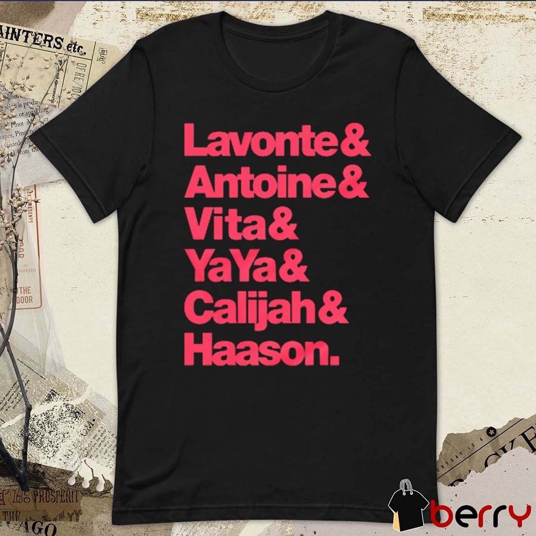 Lavonte, Antoine, Vita, YaYa, Calijah, and Haason Football Players Defensive Core Loose Cannons 2025 t-shirt