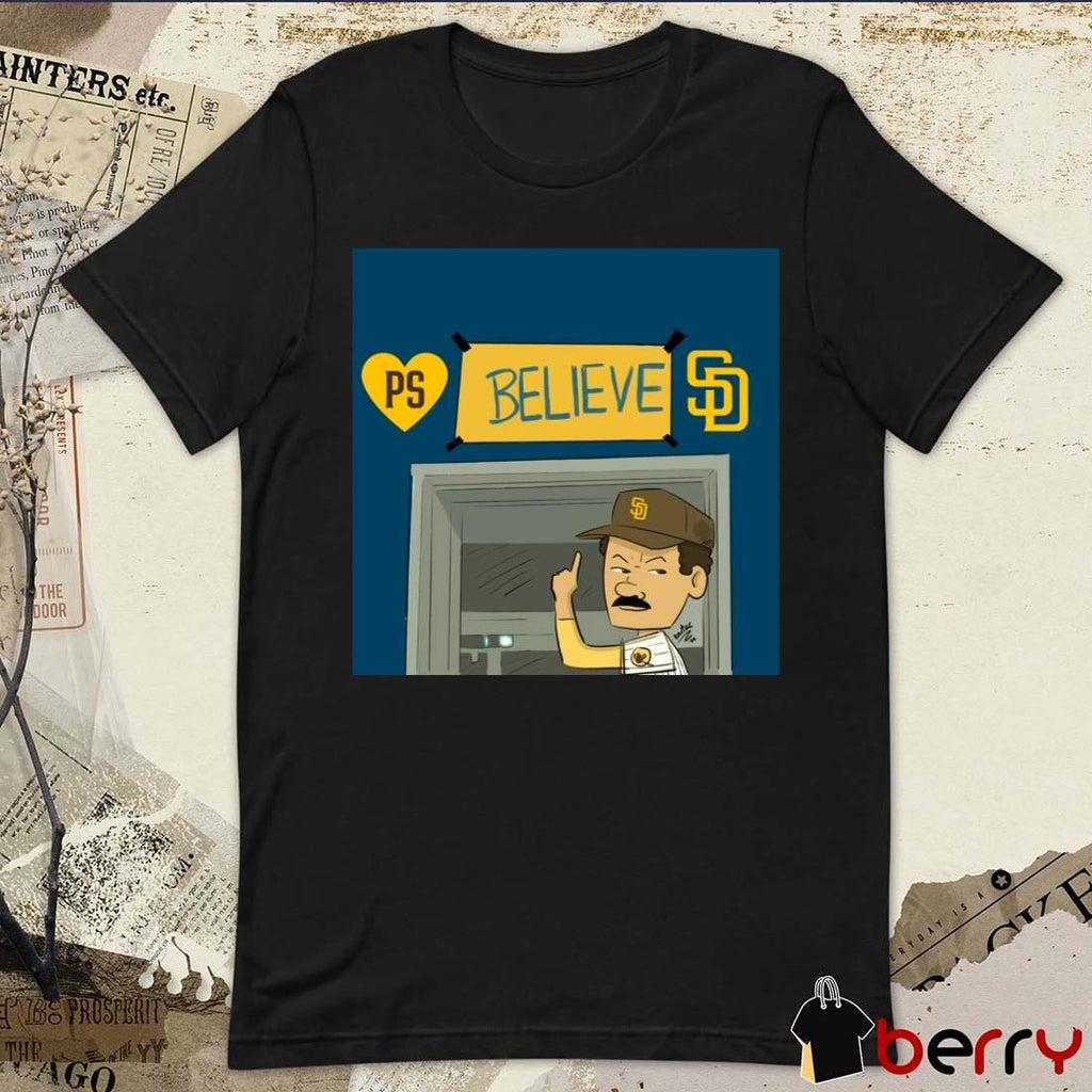 Let’s Go Padres New Profile Pic PS Believe San Diego Padres Poster t-shirt