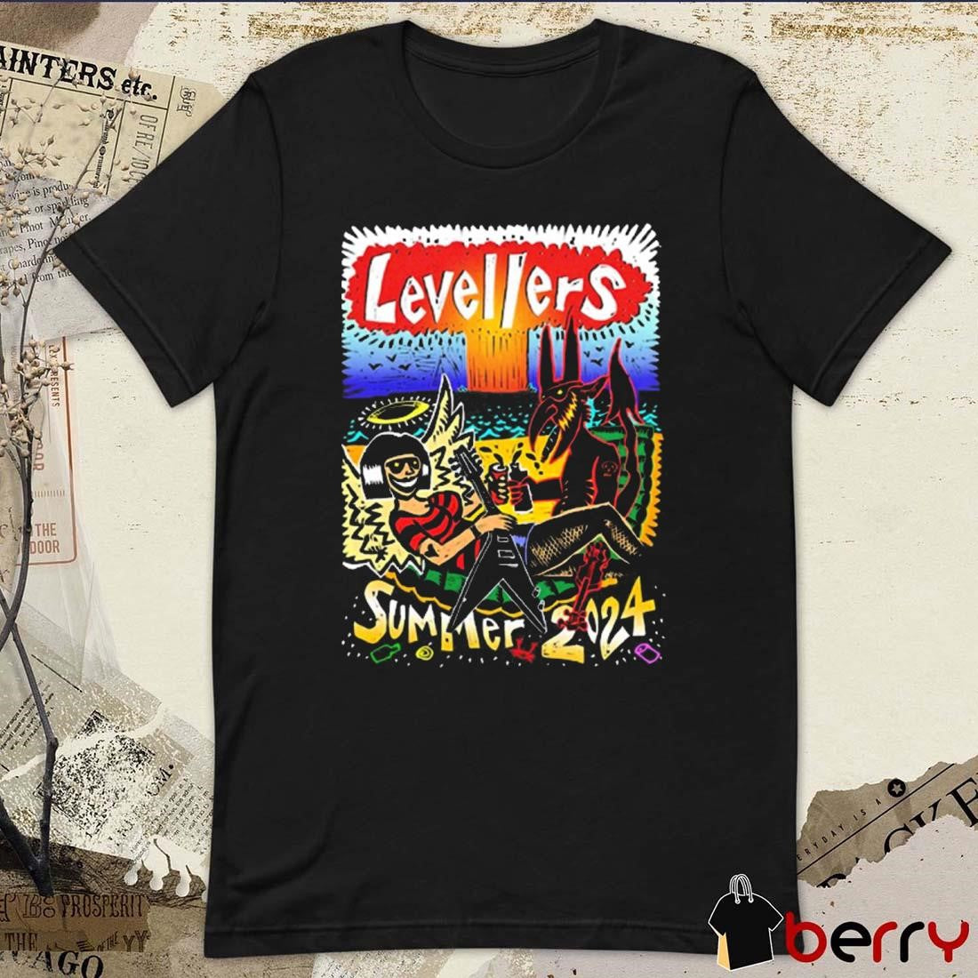 Levellers Summer 2024 Tour Dates t-shirt