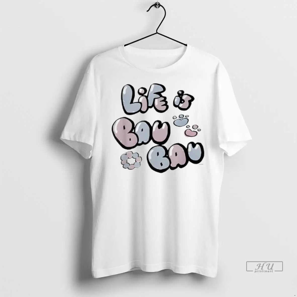 Official Life Is Bau Bau Ladies T Shirt