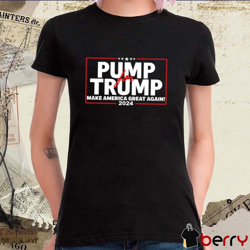 Lil Pump Wearing Pump For Trump America Great Again 2024 t-shirt