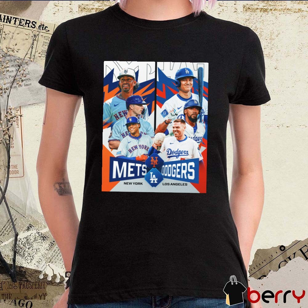 Lindor Alonso Soto New York Mets Vs Ohtani Hernández Freeman Los Angeles Dodgers On June 2 2025 Poster t-shirt