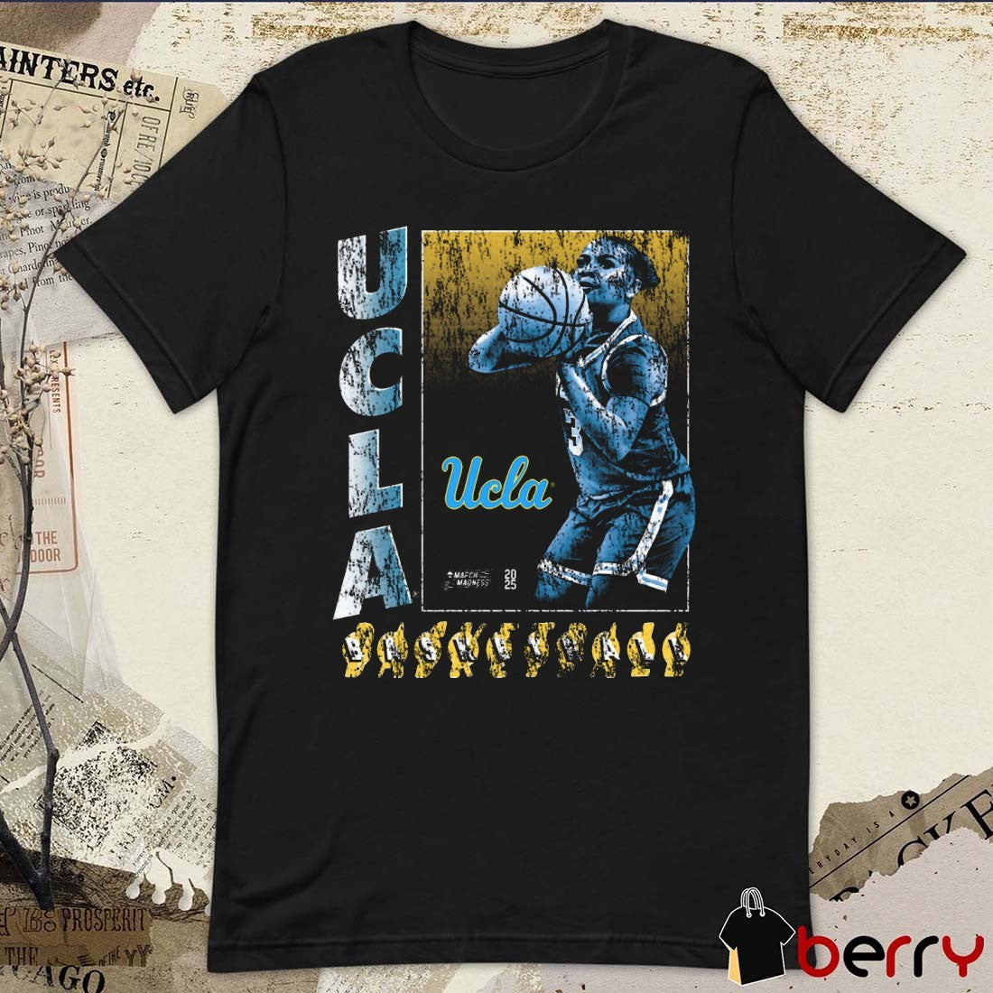 Londynn Jones UCLA Bruins 2025 NCAA March Madness Autograph Vintage t-shirt
