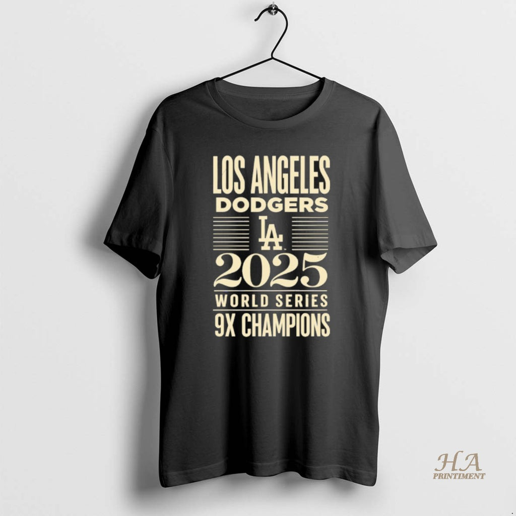 Official Los Angeles Dodgers 2025 World Series 9x Champions
