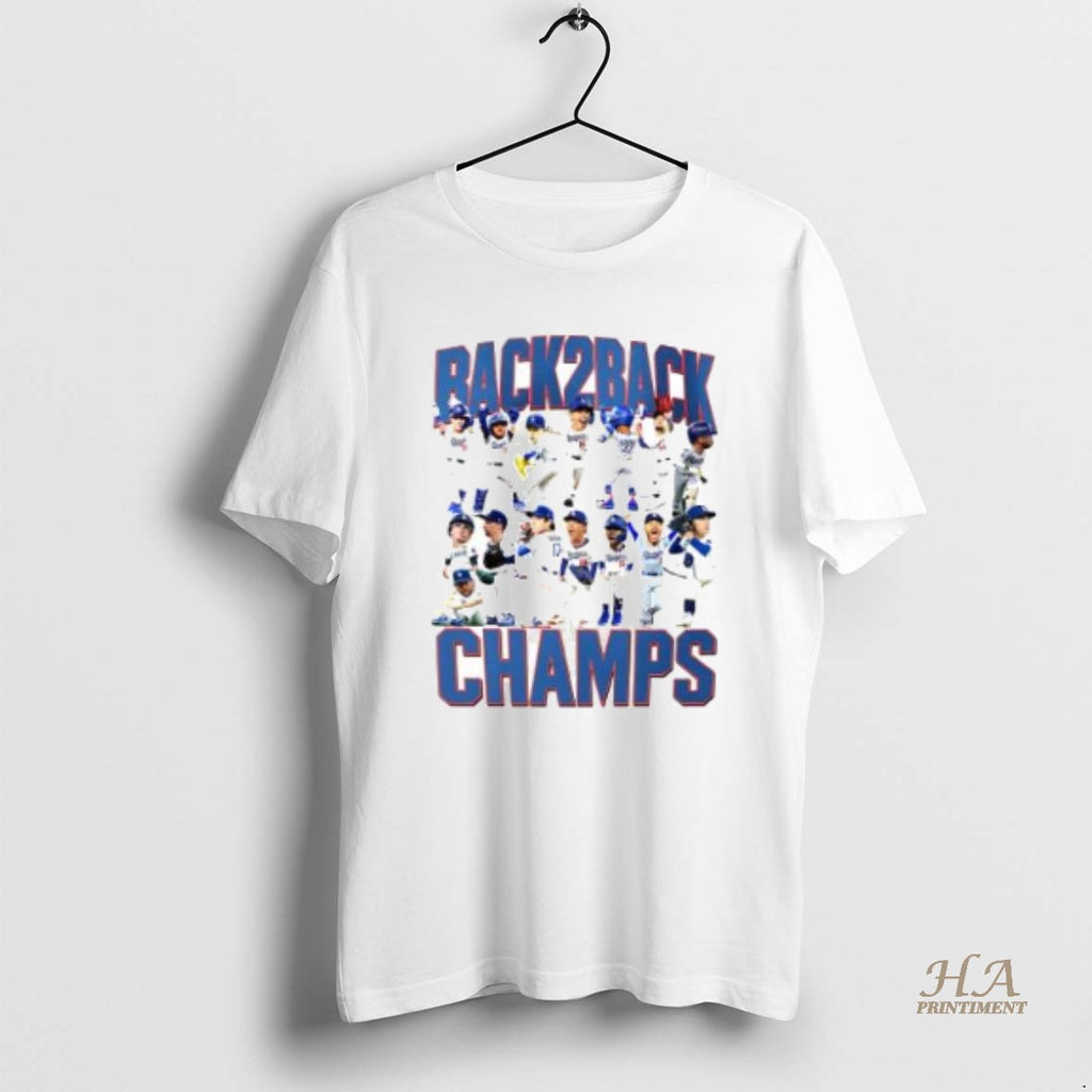 Official Los Angeles Dodgers Back 2 Back Mini Champs
