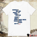 Los Angeles Dodgers Baseball 2025 World Champs Acrostic Kershaw, Shohei, Miggy Ro, Snell, Freddie, Muncy, Smith, Hernandez Bros, Yamamoto, Pages and Betts t-shirt