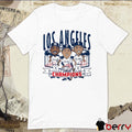Los Angeles Dodgers Baseball League Champions Caricatures MLB 2024 Signatures t-shirt