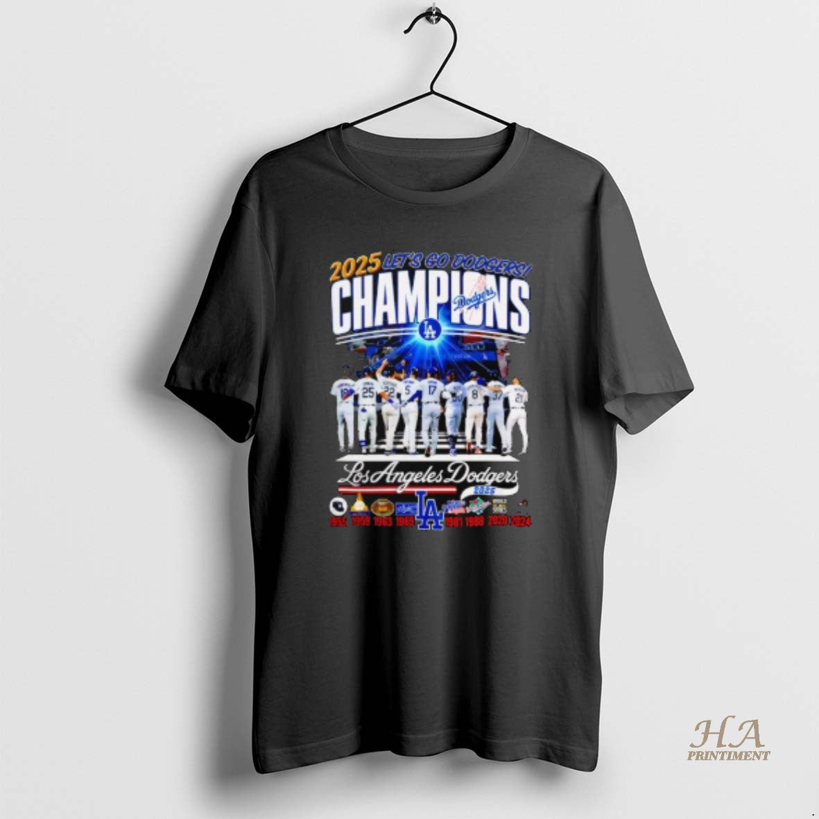 Official Los Angeles Dodgers Champions 2025 Lets Go Dodgers
