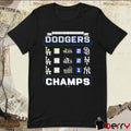 Los Angeles Dodgers MLB 2024 NLDS NLCS World Series Champions Schedule t-shirt