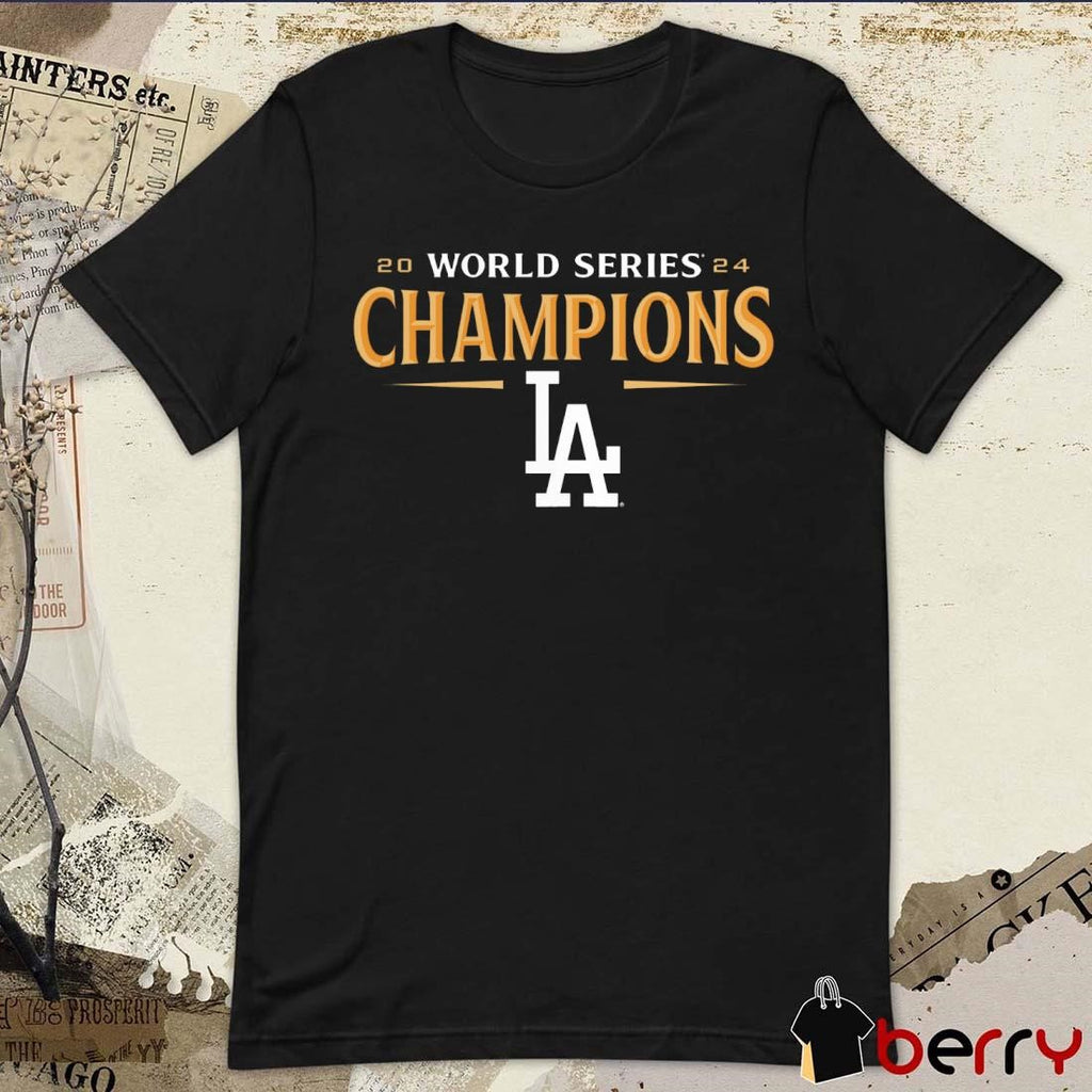 Los Angeles Dodgers MLB 2024 World Series Champions Jersey Roster t-shirt