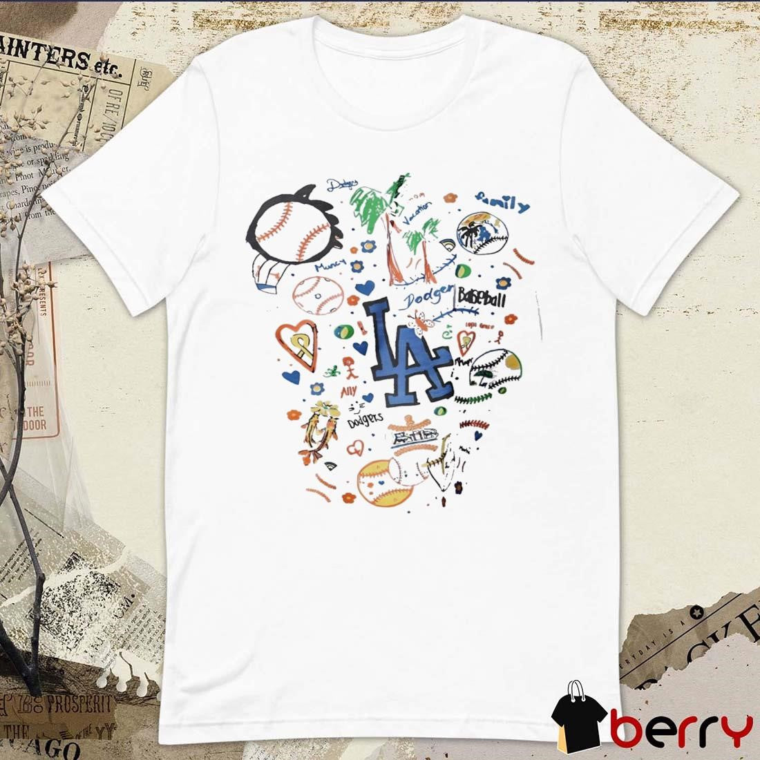 Los Angeles Dodgers MLB Childhood Cancer Awareness Night t-shirt