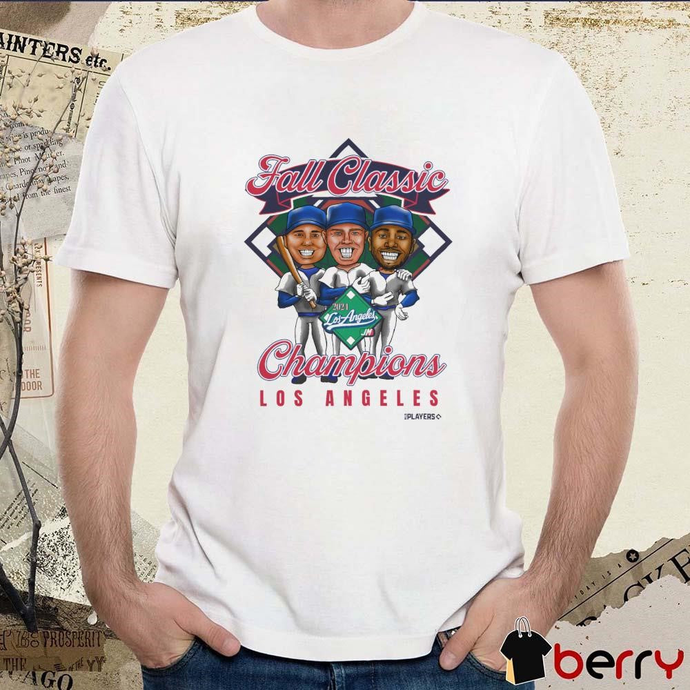 Los Angeles Dodgers Throwback Fall Classic Champions 2024 MLB Players Caricatures t-shirt