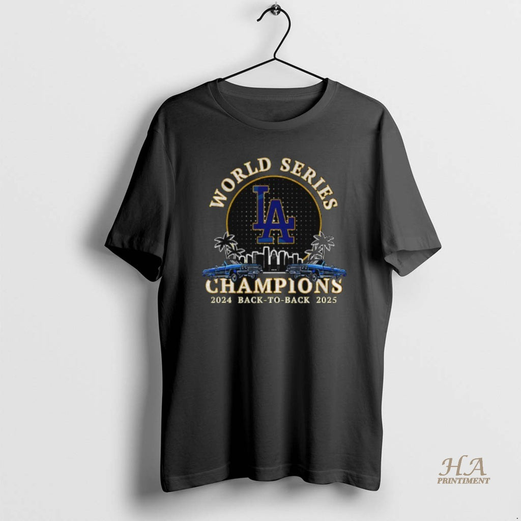 Official Los Angeles Dodgers World Series Champions Back To Back Mlb Baseball 2025