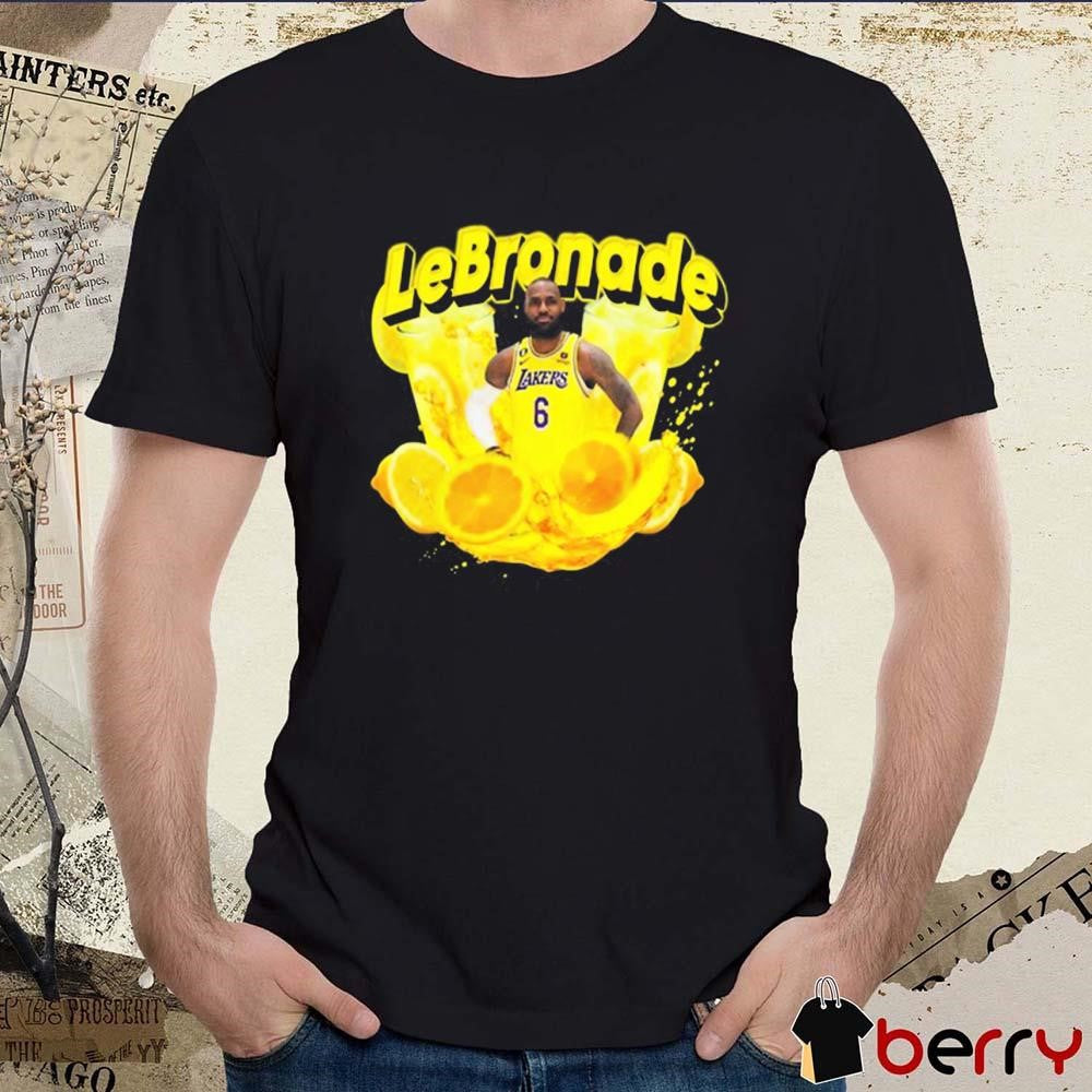 Los Angeles Lakers Lebronade Lemon Funny Ahh Graphic t-shirt