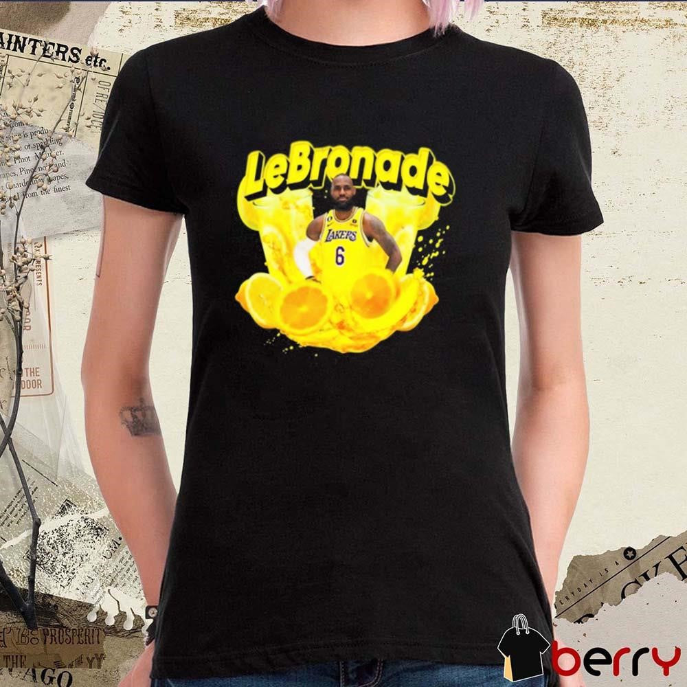 Los Angeles Lakers Lebronade Lemon Funny Ahh Graphic t-shirt