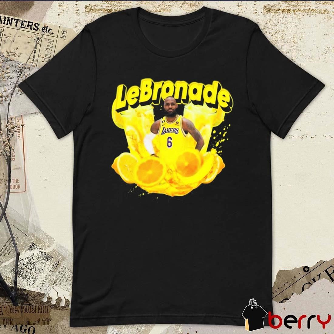 Los Angeles Lakers Lebronade Lemon Funny Ahh Graphic t-shirt