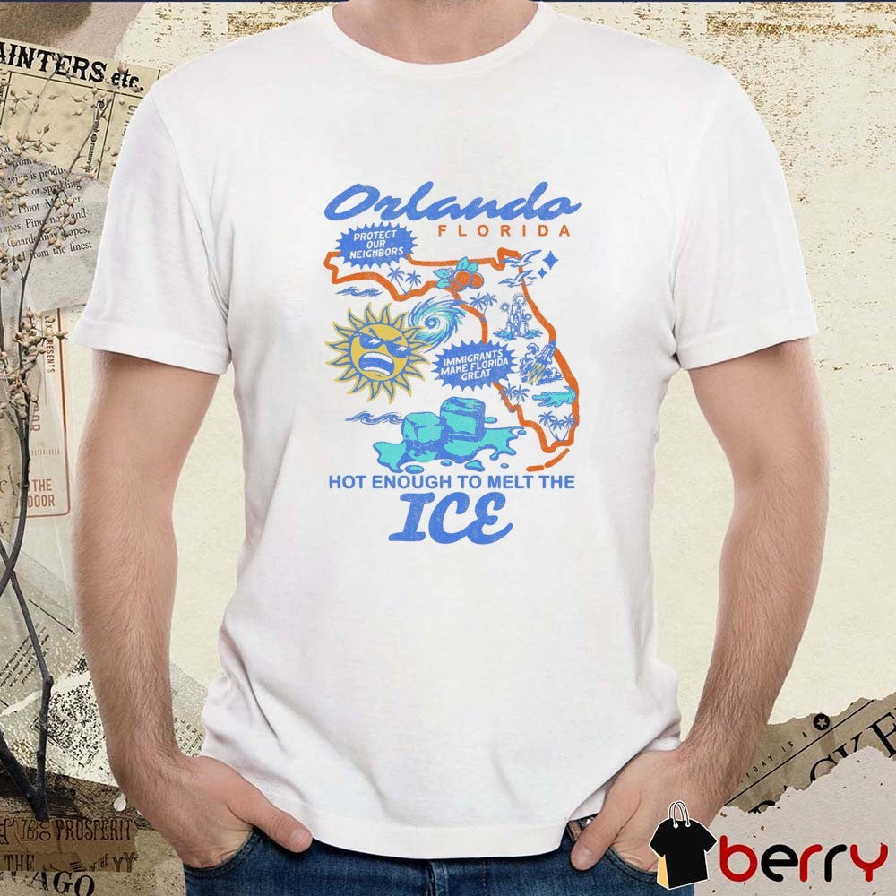 Lost Bros Orlando Florida Protect Neighbors Hot Enough To Melt The Ice t-shirt