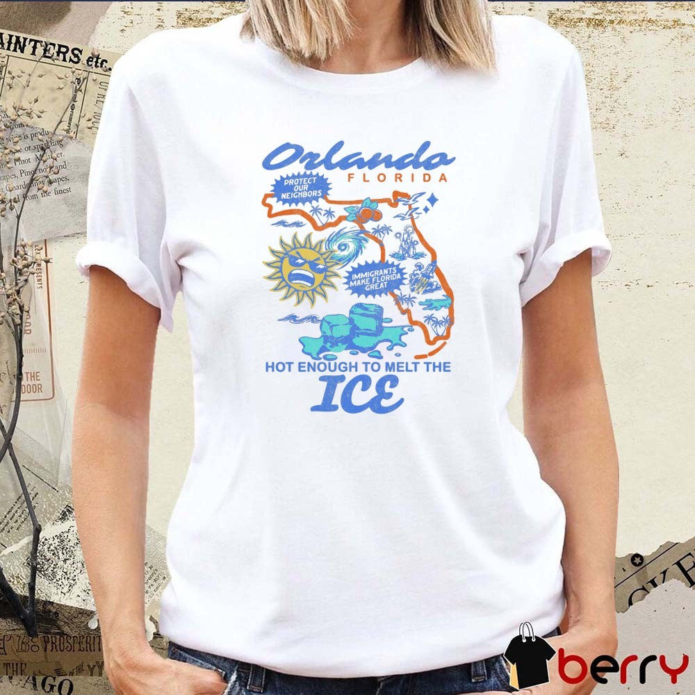 Lost Bros Orlando Florida Protect Neighbors Hot Enough To Melt The Ice t-shirt