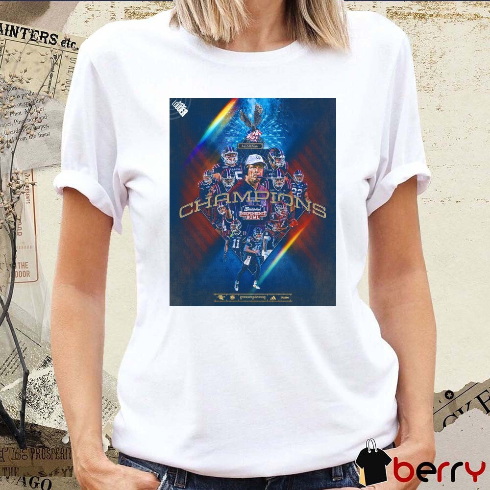 Louisiana Tech Bulldogs 2025 Radiance Technologies Independence Bowl Champions Poster t-shirt