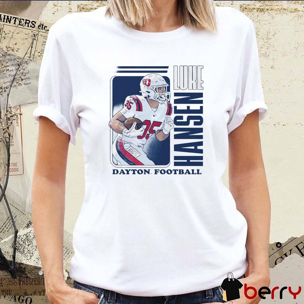 Luke Hansen Dayton Football Painting t-shirt