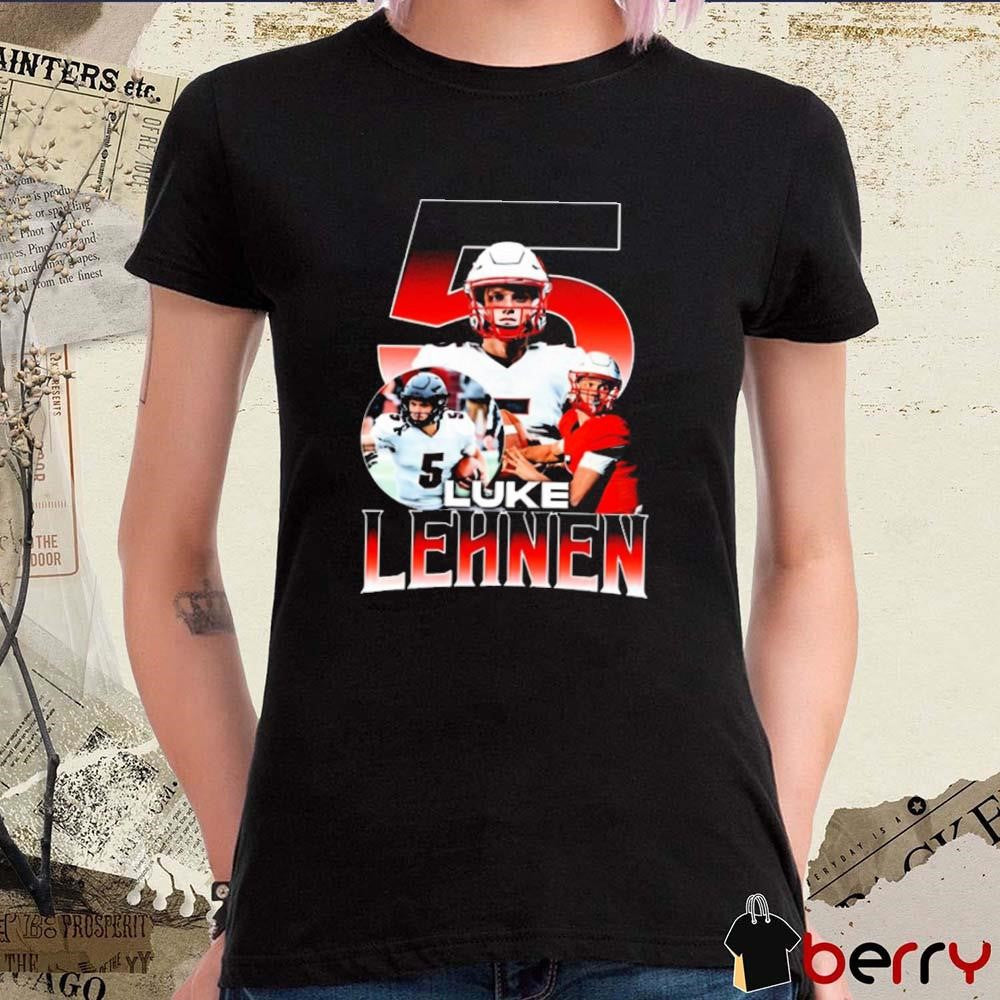 Luke Lehnen #5 North Central College Cardinals Graphic 2024 t-shirt
