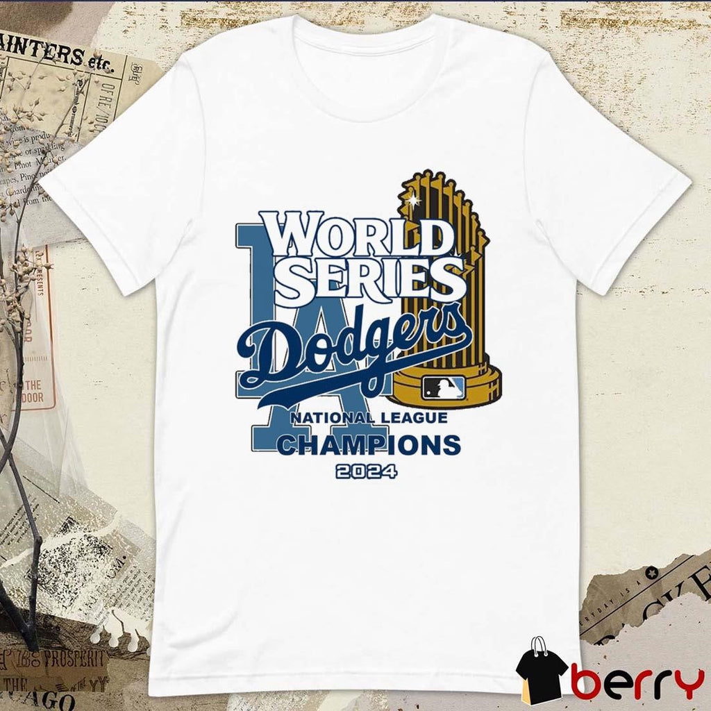 MLB World Series Los Angeles Dodgers National League Champions 2024 Let’s go Dodgers t-shirt