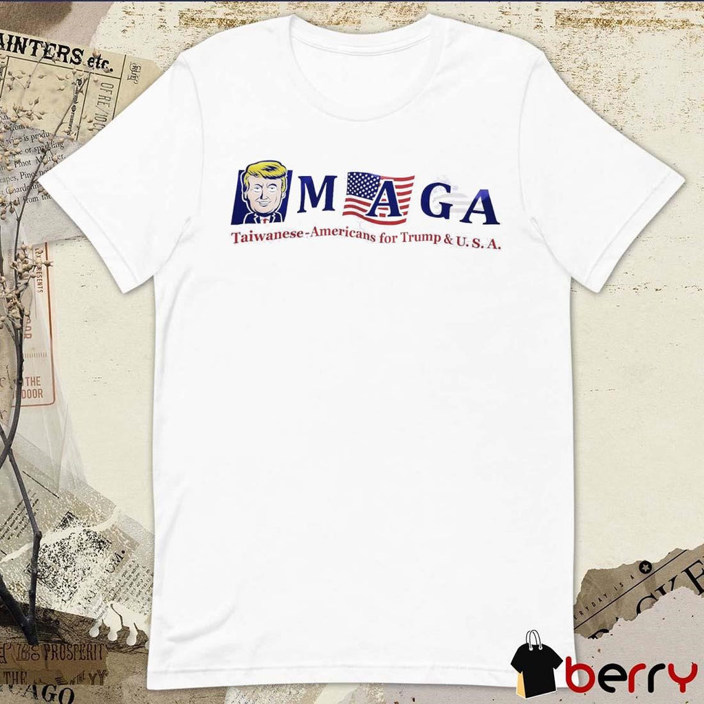 Maga Taiwanese Americans For Donald Trump And USA Paint t-shirt