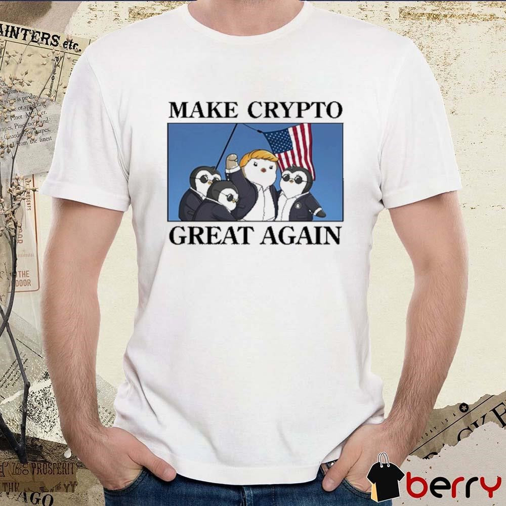 Make Crypto Great Again Penguin Beau Security t-shirt
