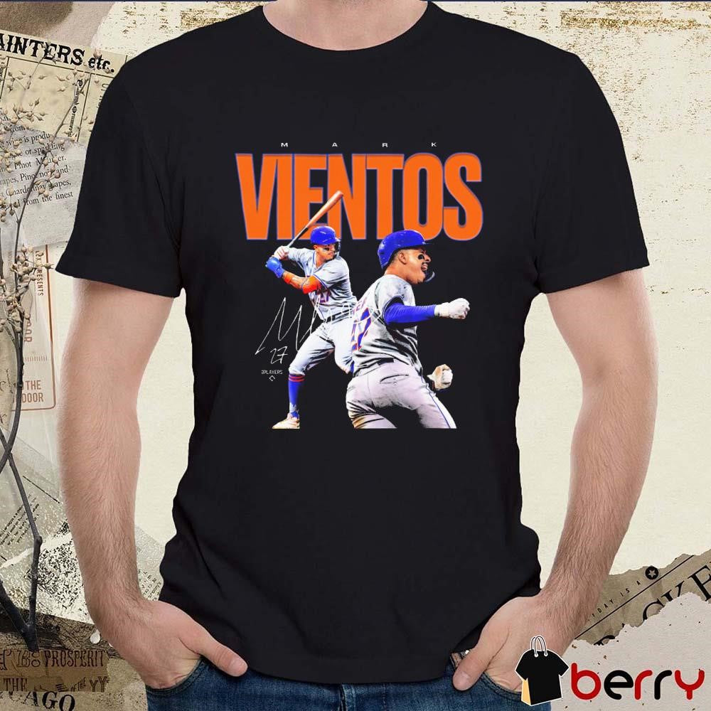 Mark Vientos New York Mets MLB Signature Graphic t-shirt