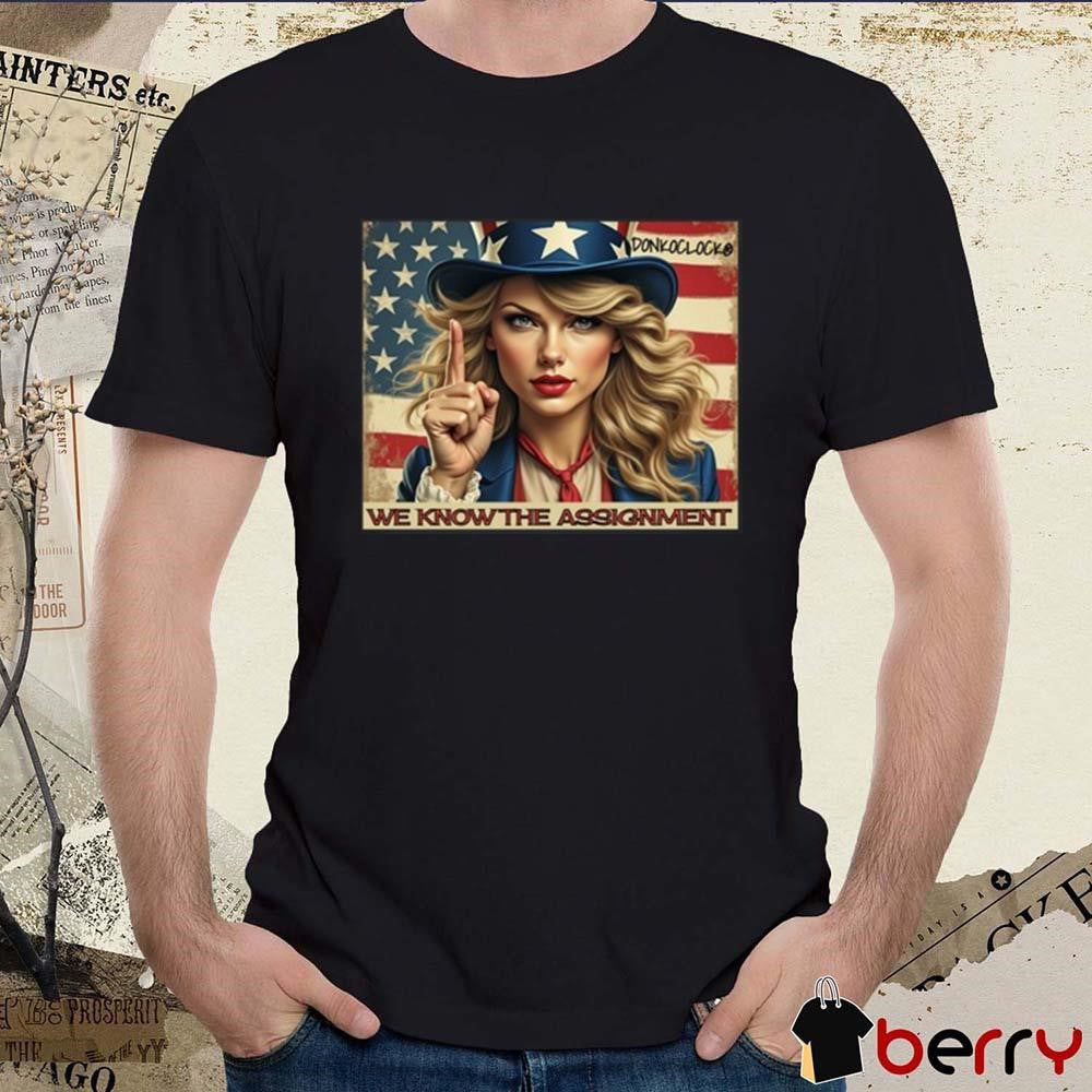 Marlene Robertson Swifties We Know The Assignment Retro Painting t-shirt