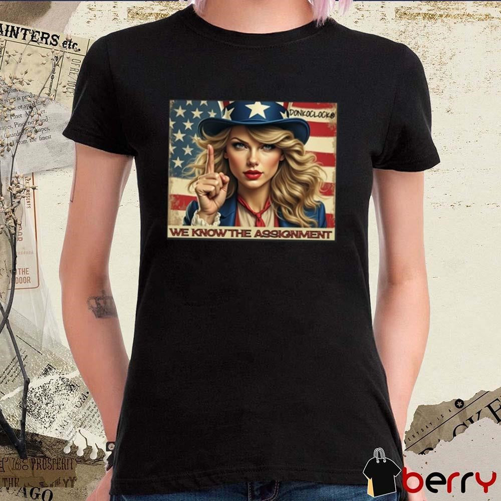 Marlene Robertson Swifties We Know The Assignment Retro Painting t-shirt