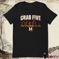 Maryland Terrapins The Crab Five Lineup Cartoon 2025 Graphic t-shirt