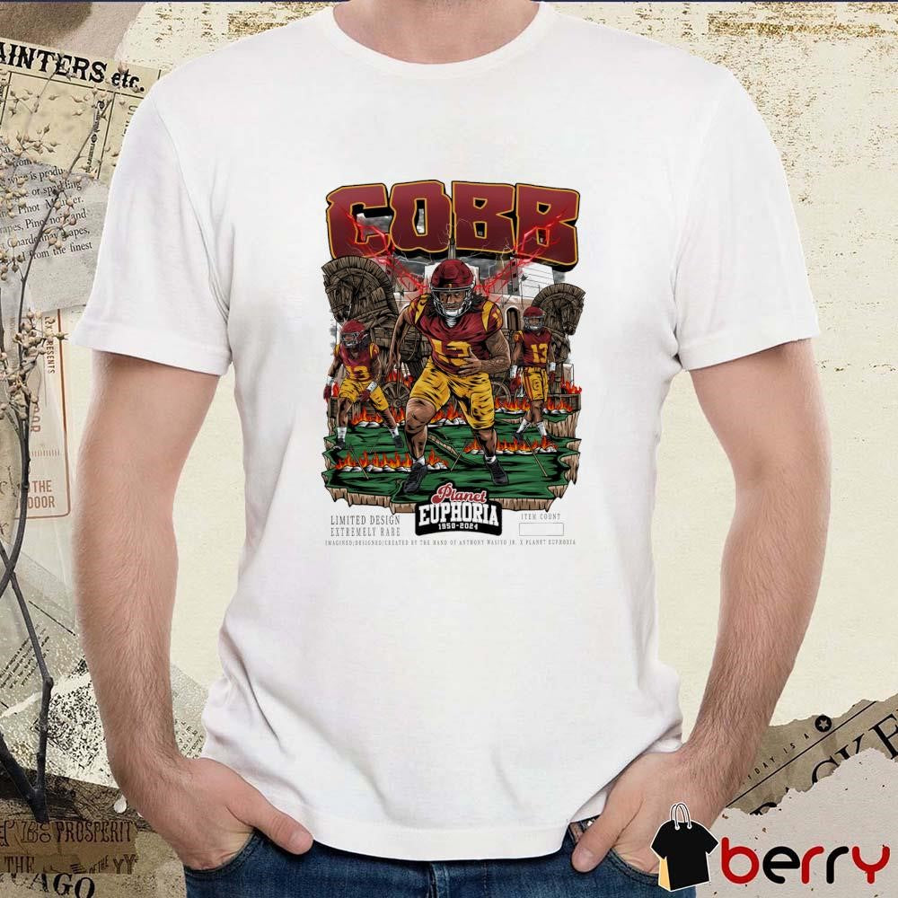 Mason Cobb USC Trojans Planet Euphoria Artwork t-shirt