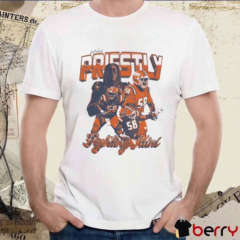 Melvin Priestly Illinois Fighting Illini Week 7 Graphic t-shirt