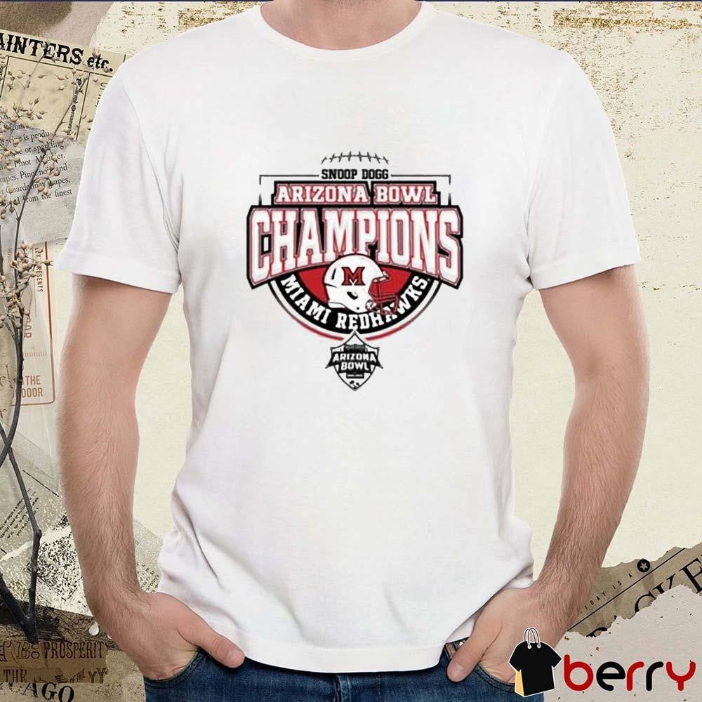 Miami Redhawks Snoop Dogg 2024 Arizona Bowl Champions Helmet t-shirt