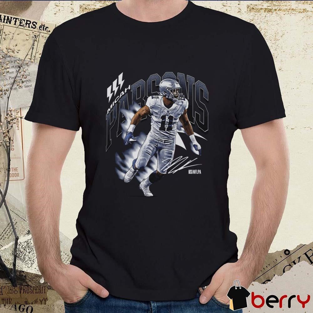 Micah Parsons Dallas Cowboys Signature Retro t-shirt
