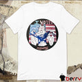 Michigan I Voted Werewolf Clawing Off Its Own Painting t-shirt