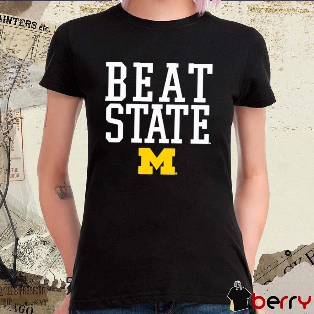 Michigan Wolverines Beat State Rally Call NCAA t-shirt