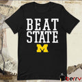 Michigan Wolverines Beat State Rally Call NCAA t-shirt