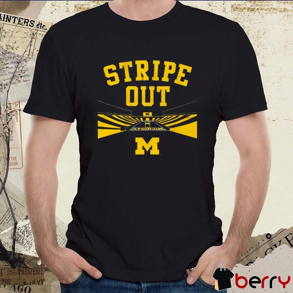 Michigan Wolverines Football Big House Stripe Out t-shirt