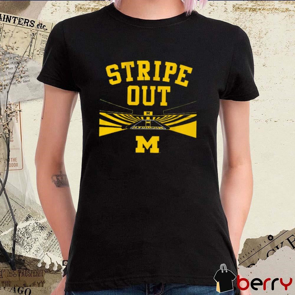 Michigan Wolverines Football Big House Stripe Out t-shirt